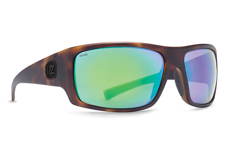 Vonzipper Suplex Polarized Sunglasses Sunglasses Tortoise Statin Wild Green Flash