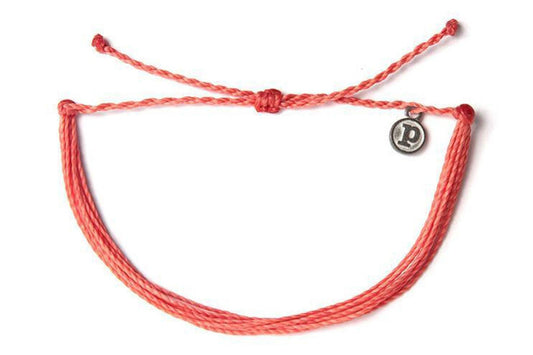 Pura Vida Bracelet - Solid Coral Jewelry