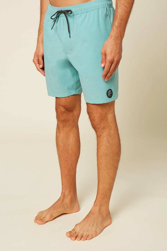 O'Neill Solid Volley Shorts 17" - Aqua Mens Boardshorts