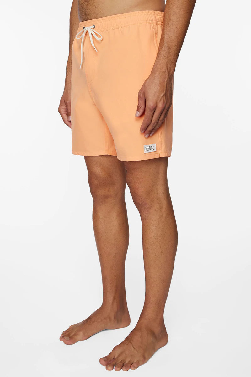 Oneill Solid Volley - Cantaloupe Mens Boardshorts