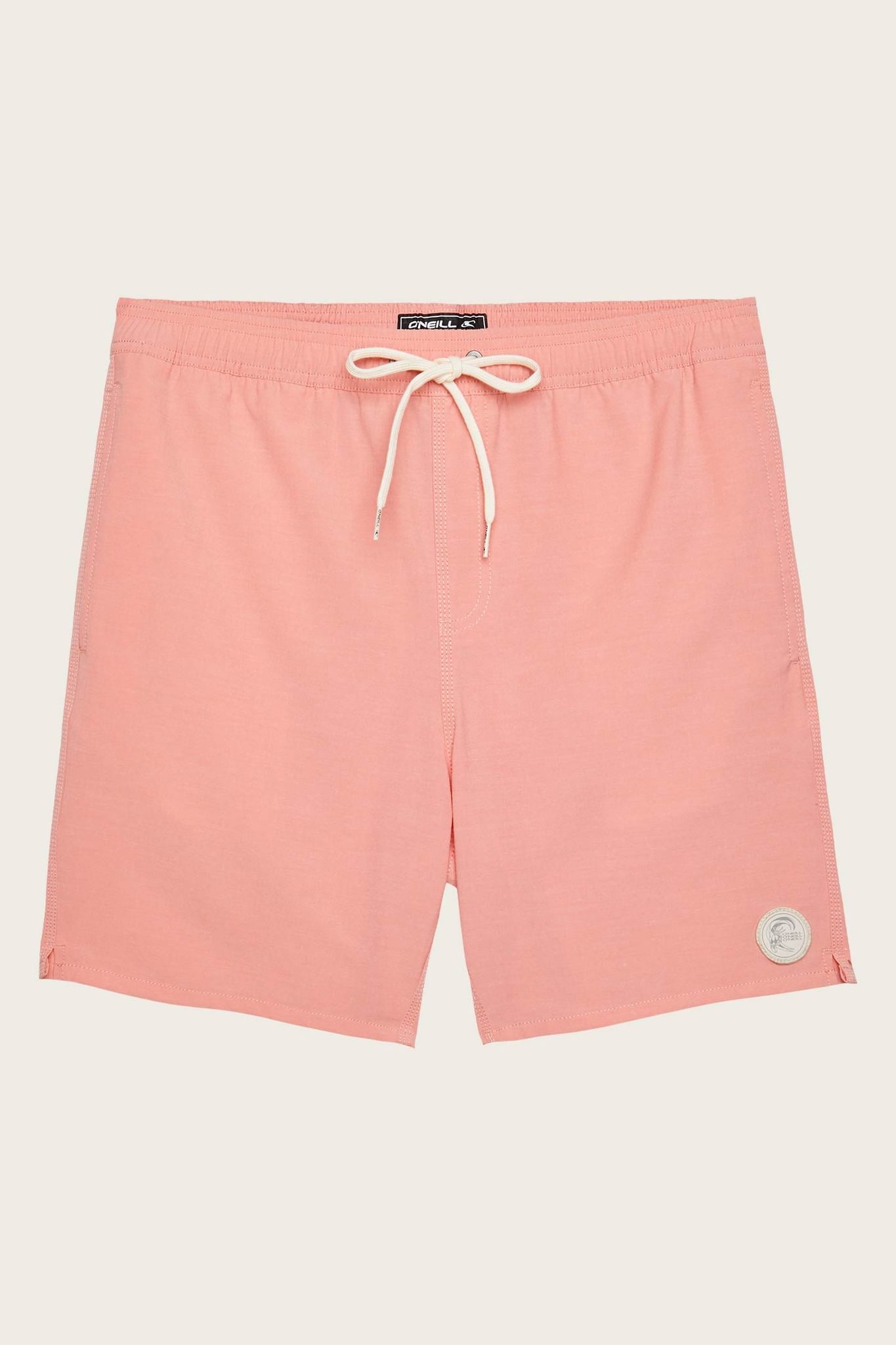 Oneill Solid Volley Short - Hot Coral Mens Shorts