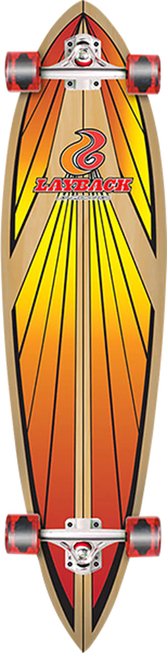 Layback Soulride 40" x 9.75" Complete Skateboard Longboard Skateboard