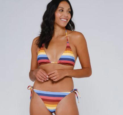 Salty Crew Seafarer Spiced Bikini Top - Spiced womens swimwear