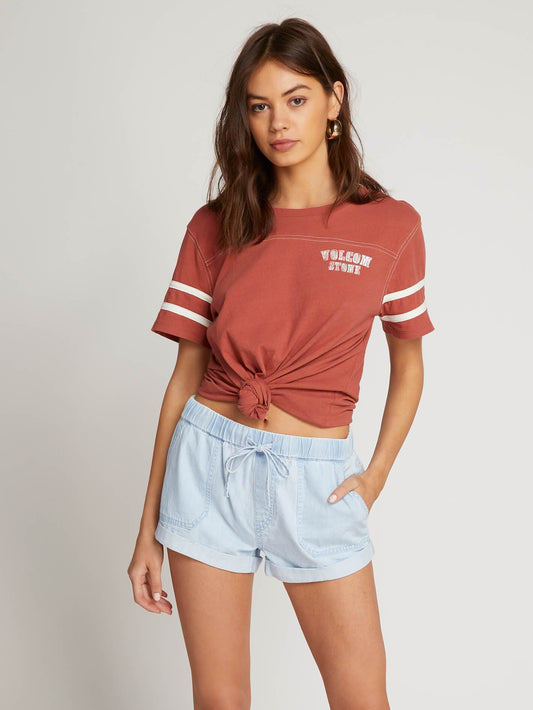 Volcom Sunday Strut Womens Shorts - Lightweight Vintage Womens Short