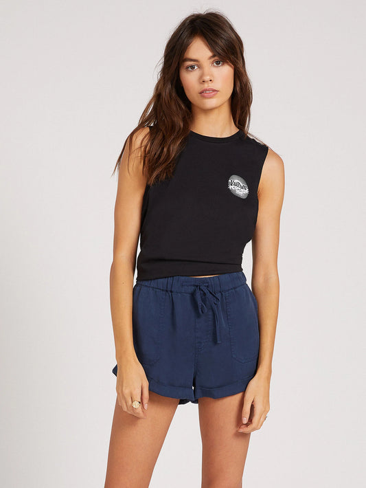 Volcom Sunday Strut Womens Short - Dark Navy Womens Short