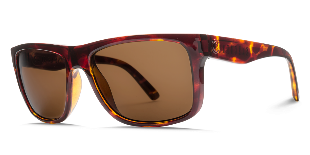 Electric Swingarm XL Matte Tortoise OHM Polarized Bronze Sunglasses EE15913943 Sunglasses