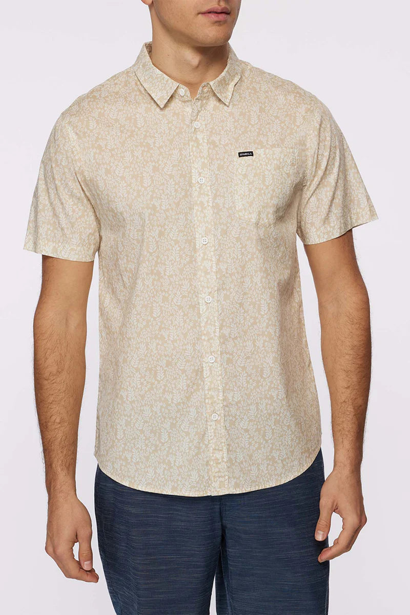 Oneill Tame Button Down Shirt - Khaki 2 Mens Woven