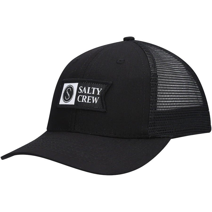 Salty Crew Pinnacle Boys Trucker Hat Hats Black