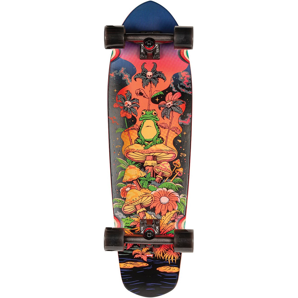 Globe Big Blazer Cruiser - Red Toadstool Complete Skateboard