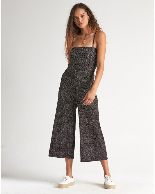 Billabong Try Me Womens Jumpsuit - Black Romper
