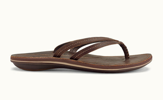 Olukai Women's U'I Java Sandals - Dark Java/ Dark Womens Footwear