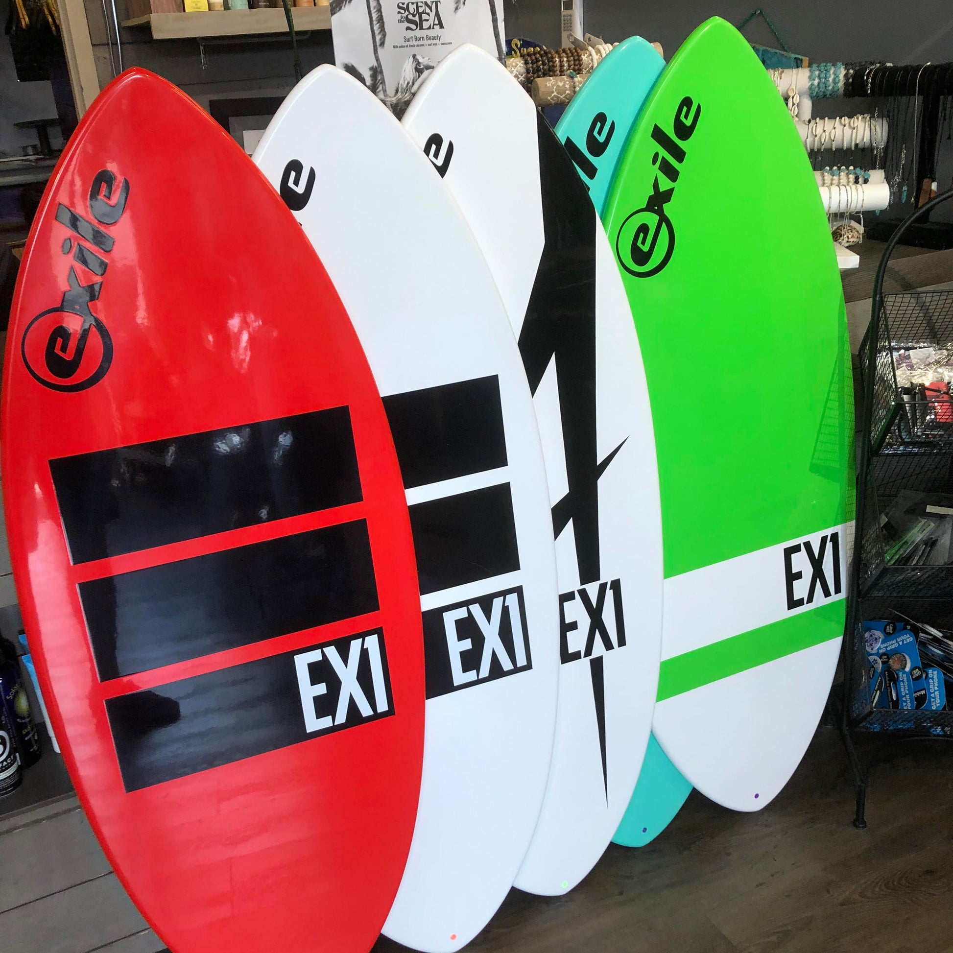 Exile EX1 Epoxy Skimboard - 51.5", 52.15", 52.50" Length S-M-L skimboard