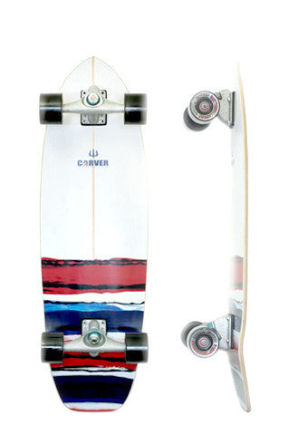 Carver USA Resin C7 Complete Black Powder Coated 32.5 BDCC7325USARB Complete Skateboard