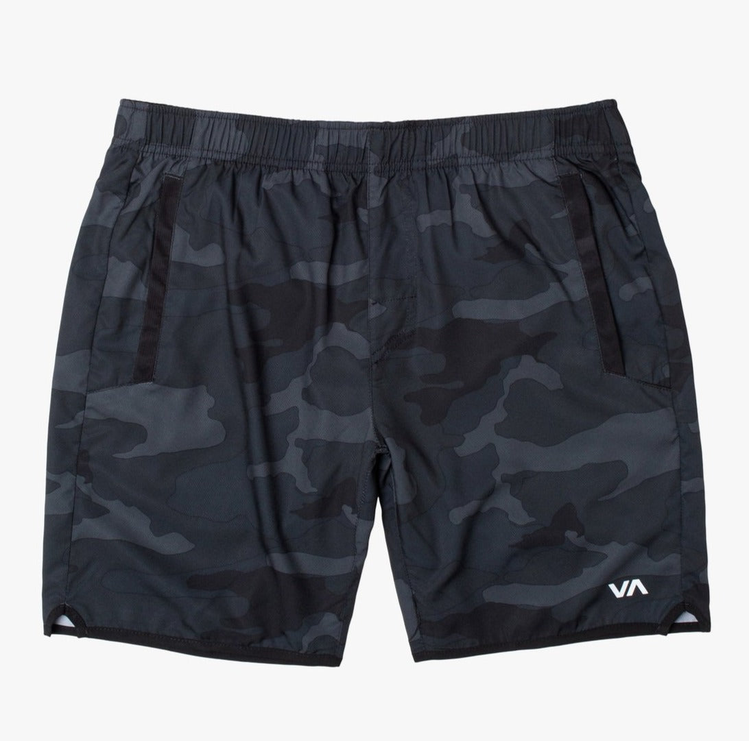 RVCA Yogger IV 17" Shorts - Black Camo Mens Shorts