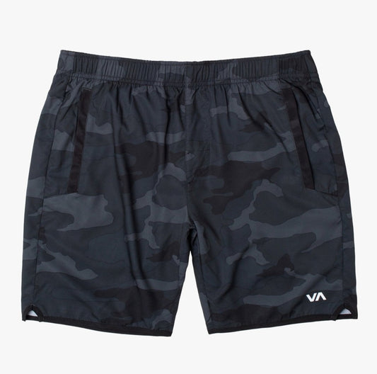 RVCA Yogger IV 17" Shorts - Black Camo Mens Shorts