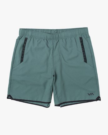 RVCA Yogger Stretch Shorts - Sage Green Mens Shorts