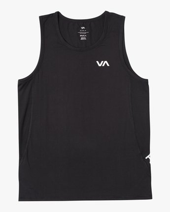 RVCA Sport Vent Tank Top - Black Mens Tank