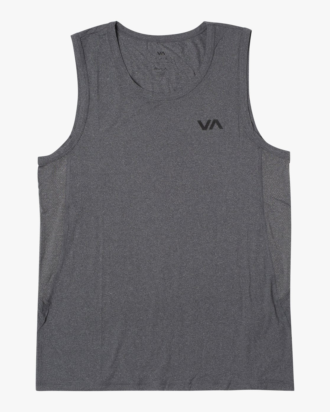 RVCA Sport Vent Tank Top - Charcoal Heather Mens Tank