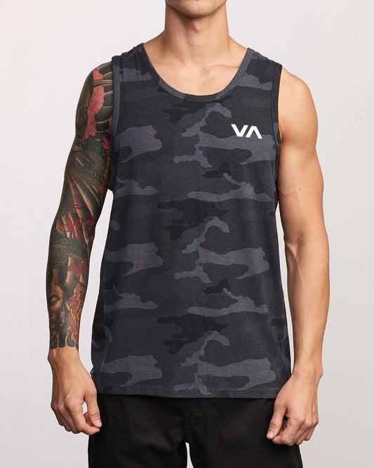 RVCA Sport Vent Tank Top - Camo Mens Tank