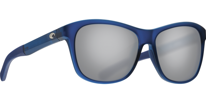 Costa Vela Matte Deep Teal Silver Mirror Ocearch Polarized Sunglasses 580G Sunglasses