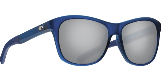 Costa Vela Matte Deep Teal Silver Mirror Ocearch Polarized Sunglasses 580G Sunglasses