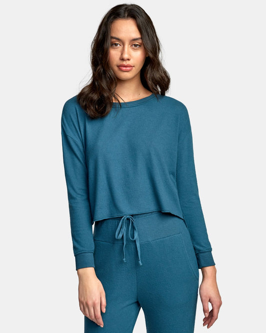 RVCA Tuned in Pull Over Top - Stargazer Womens Top