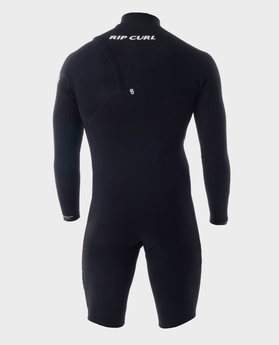 Rip Curl E Bomb Zip Free LS Mens Springsuit Wetsuit - Black Wetsuit