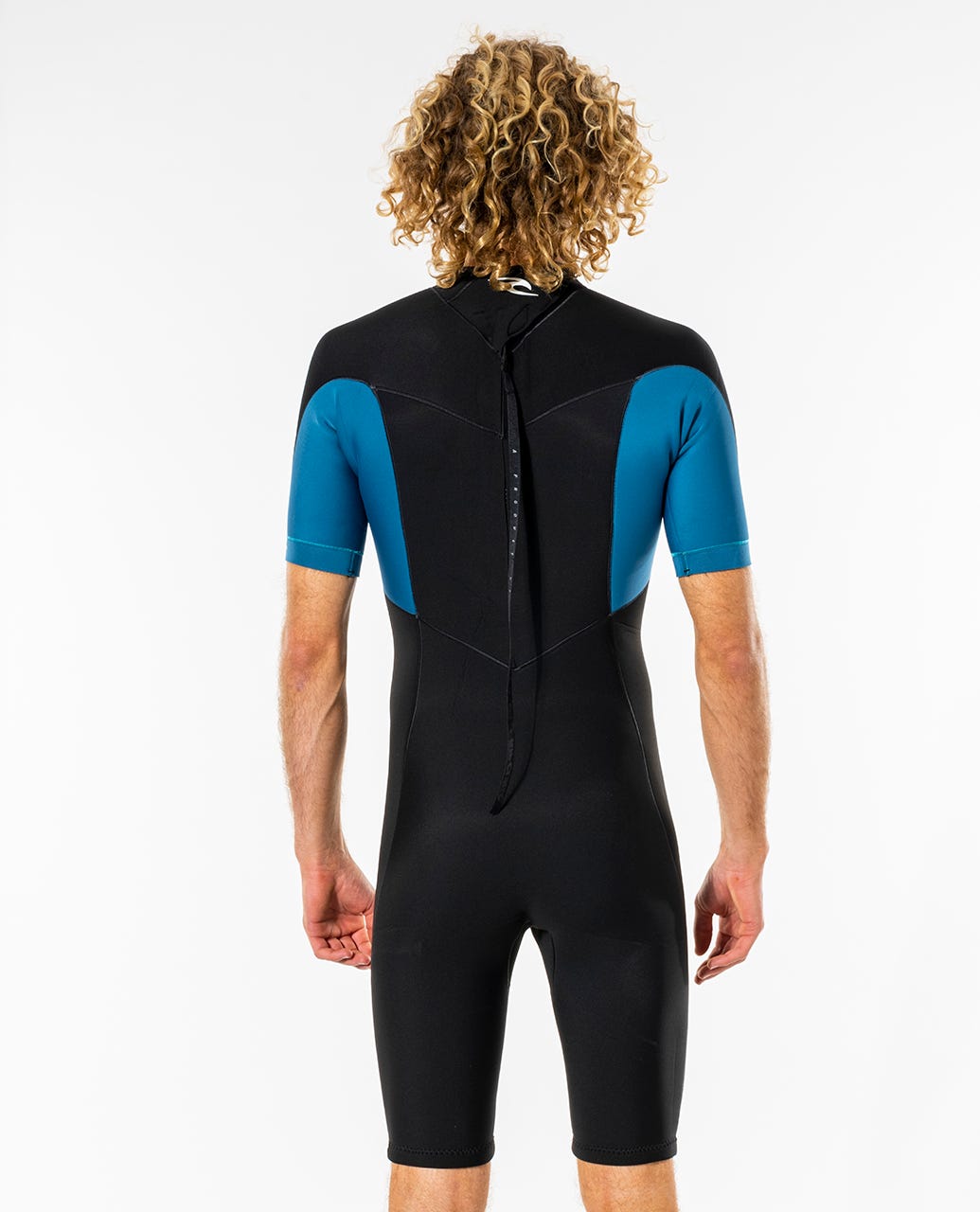 Rip Curl Dawn Patrol E5 SS Spring Suit - Black Blue - Black Wetsuit