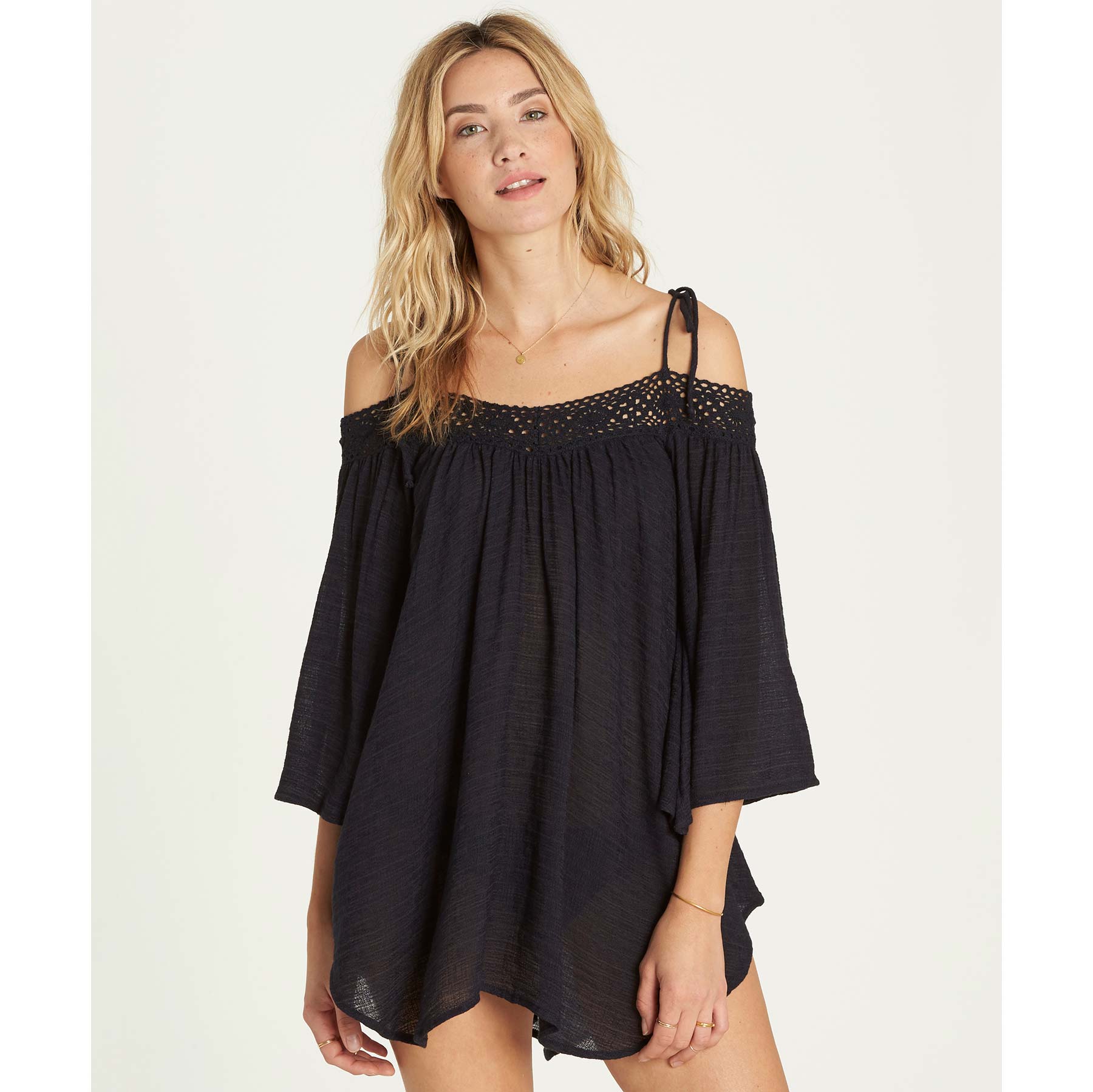 Billabong Breeze On Cover Up - Black Sands Women's Cover Up