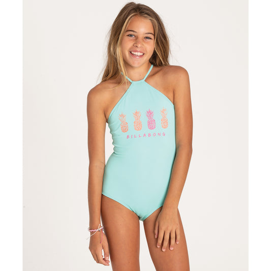 Billabong Girls Sol Searcher One Piece Beach Glass youth swimwear
