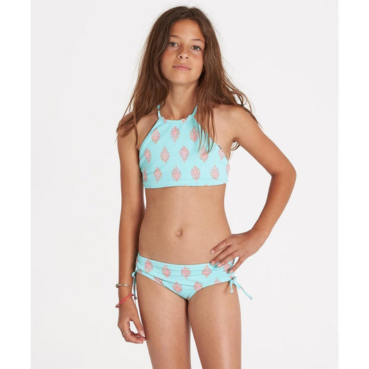 Billabong Samsara Hi Neck Girls Bathingsuit Set Y212JSAM-MUL youth swimwear