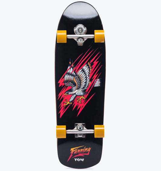 YOW MICK FANNING FALCON PERFORMER 33.5" SURFSKATE - black Skateboard