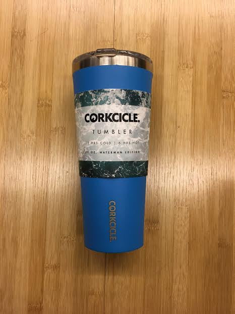 Corkcicle 24oz Waterman Series Hawaiian Blue Tumbler Drinkware