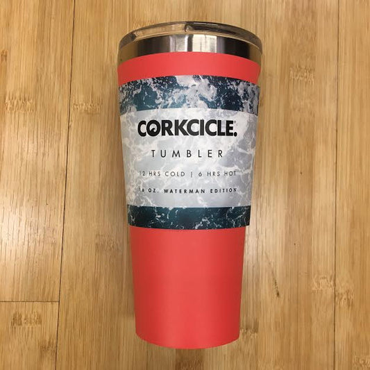 Corkcicle 16oz Waterman Series Red Tumbler Drinkware